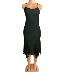 Thea Dora Y2K Elegant Metallic Handkerchief Dress